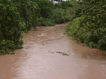 Creciente del rio Indoche